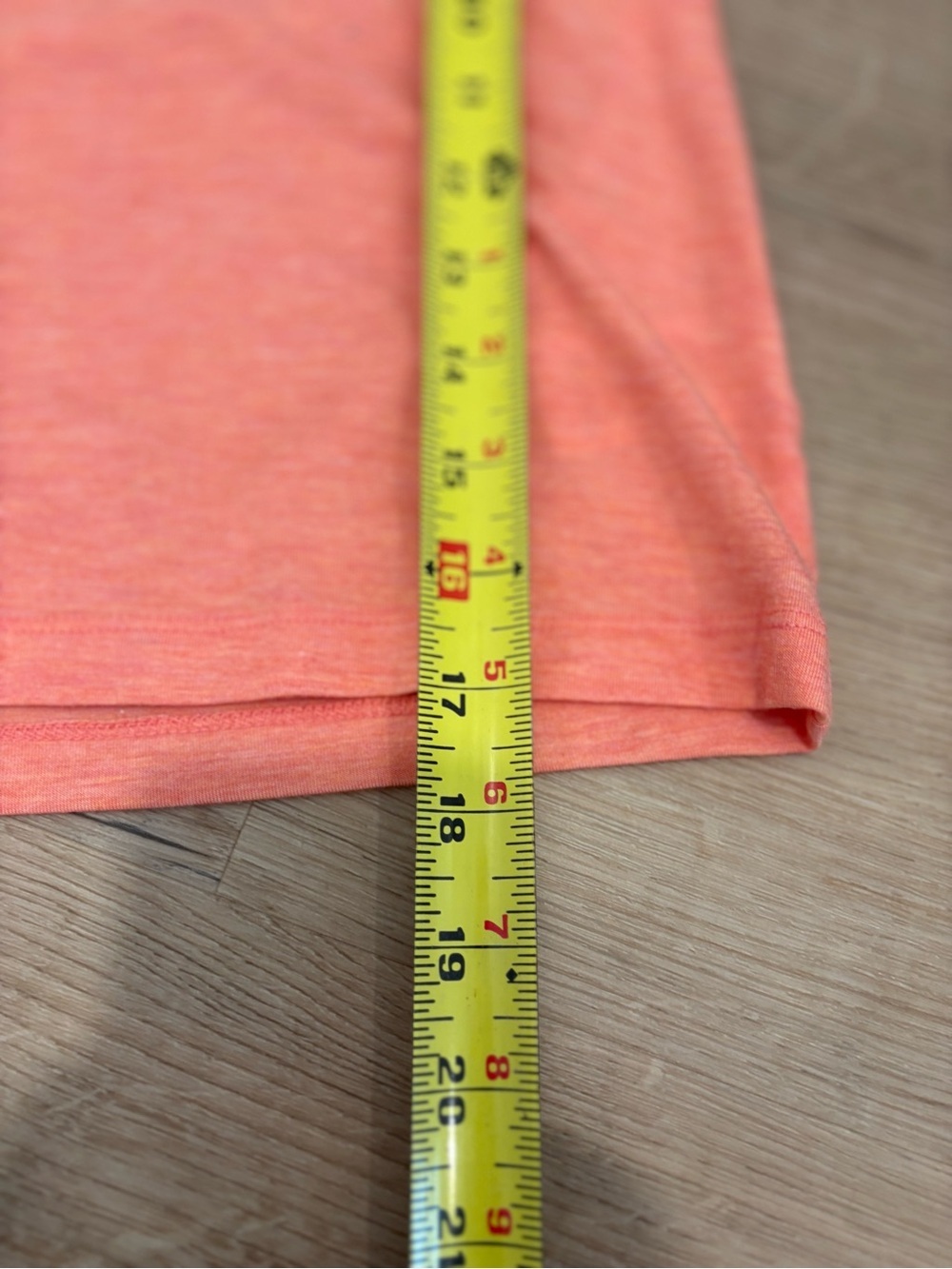 NWT Travis Mathew Coral-Orange Long-Sleeve Cropped Tee - Picture 7 of 7